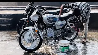 7 दिन बाद 👍अपनी SPLENDOR धुलवाई 🔥 Silver Splendor modified 