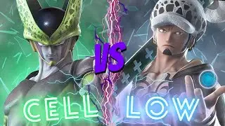 CELL VS LAW BATTLE JUMP FORCE GAMEPLAY ANIME X GAMERZ DRAGON BALL SUPER X ONE PIECE