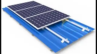 Trapezodial Roof Mounting-Roof Attachment Solutions,Solar Roof Installation,Roof Solar Mounting