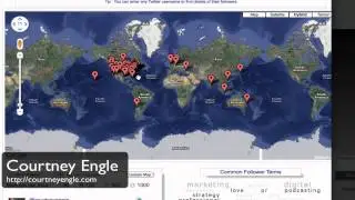 Map My Followers - Twitter
