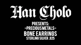 Bone Earrings | Han Cholo Jewelry | Precious Metals