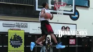 Young Hollywood & Airdogg Dunks from Celebrity Game! West Coast Dreamers
