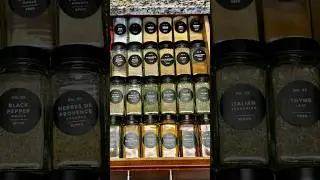 Time to upgrade my Amazon spice container #dezariaminterior #amazonmusthaves #spicecontainers