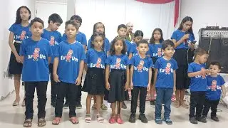 Pequeninos adorando!🕊️✨Grupo Infantil O Pequeno Galileu louvando ao Senhor – 17/05/2025 | IPDA Sabak