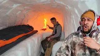Outdoor Boys Surviving a snow storm in 10 ft of snow Reaction