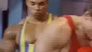 Kevin Levrone, Shawn Ray and Frank Zane doing some legwork