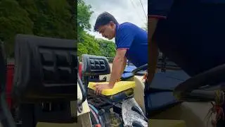 Swraj Tractor seat repair #shortsvideo #shortfeed #tractor #seat