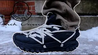 NEW COLLAB! Rick Owens x Moncler Trailgrip Megalace Snakers (ON FOOT)