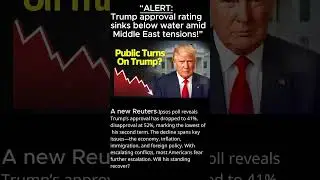 &ldquo;Trump&rsquo;s Approval Hits Record Low &ndash; What&rsquo;s Behind the Backlash?&rdquo; #TrumpApproval #ReutersPoll #Trump