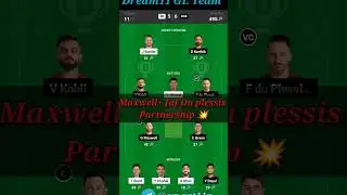 RR vs RCB Dream11 GL Teams#glteam #ipl2024 #rrvsrcb #cricket