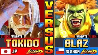 🔥SF6 Blanka (BLAZ vs TOKIDO) JP ▰ Street Fighter 6 Gameplay High Level