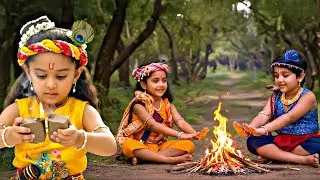 पत्थर रगड़ते ही रोशनी, कान्हा-बलराम को मिली गर्माहट || Yashomati Maiyaa Ke Nandlala ||