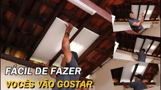 (BASTA ENCAIXAR) ESSA IDEIA COM ISOPOR VAI VIRAR FEBRE EM TELHADOS COM VIGAS E CAIBROS