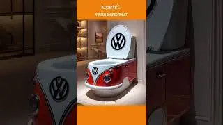 Turn Your Bathroom into a Retro Paradise: VW Bus Inspired Toilet