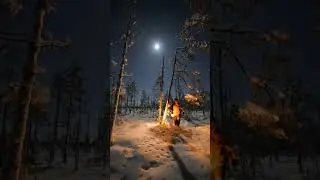diamonds on the snow and surprisingly northern lights  yesterday in Lapland ✨