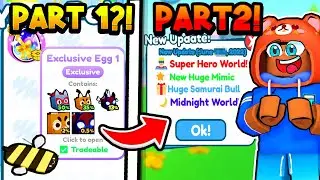 😲 *NEW* The SUPER HUGE UPDATE Is HERE in Pet Simulator X! (PART 1) + PART 2? (Roblox)