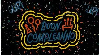 Happy Birthday Italian style: Buon Compleanno! #background #silent #decoration