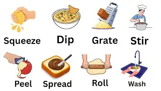 Cooking Verbs l cooking Verbs in English l Action Verbs l cooking Verbs with pictures l Action Verbs