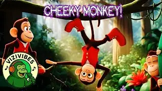 🐵Cheeky Monkey Again! 🐵(Animated Music Video) #animation #cartoon #kidsmusic