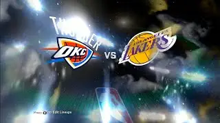 NBA 2K11 Simulation of 2010-11 Season: Oklahoma City Thunder vs. Los Angeles Lakers January 17, 2011