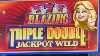 $9 bet Blazing Triple Double!!! Jackpot Wild!!!