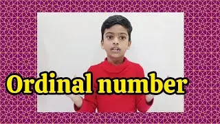 Ordinal number 1-10 | Ordinal number in English| part 1 | Ordinal number. @ShauryaVirajWorld07 