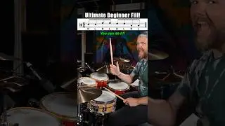 The ULTIMATE beginner drum fill! 🥁