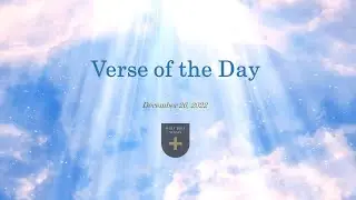 Bible Verse of the Day - December 26, 2022