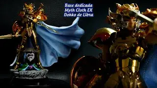 Saint Seiya Caballero Dorado Myth Cloth EX Dohko de Libra - Base - pintura - Caballeros del Zodiaco.