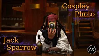 Jack Sparrow pirate cosplay photo editing first picture reveal below deck caboose (ger. voiceover)