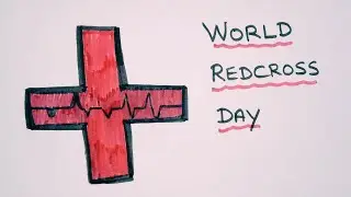 How to draw world redcross day /world redcross day drawing/world redcross day poster drawing.