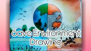 how to draw for environment day /environment day special drawing /simple but creative by we one art.