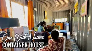 A daring lady builds a container house with no insulation and no partitions in Kenya