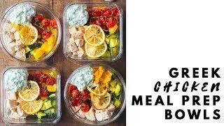 Greek Chicken Meal Prep Bowls