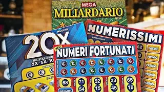 Gratta e Vinci: Mega Miliardario,numeri fortunati,20xnumerissimi 🍀🍀🎉🎉