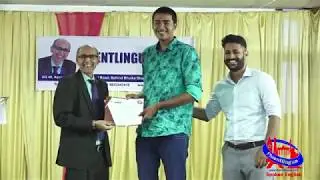 Certificate Distribution - Fluentlingua, Spoken English and IELTS class in Surat Dharmendra Sheth
