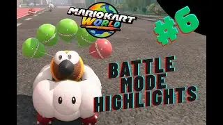 Mario Kart World Battle Mode Highlights #6: Cloudy With A Chance Of Banana Peels