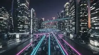 Road Transformation To Futuristic Highway