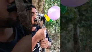 Bamboo Balloon Popper Toy | Amazing 5 Tube DIY Craft Idea #bamboo #toys #balloons