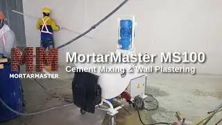 MortarMaster MS100 Plastering Pump - Mix and Spray