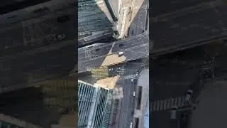 From busy road to busy sky!!.. Traffic | Gardiner expressway | Lake Ontario | Aircraft | Contrail
