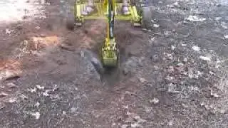electric backhoe