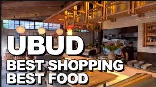 UBUD - Best Shopping Streets and Best Food. #ubudshopping #ubudfood #mudraubud #balifood