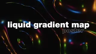 RICCHICOM: GRADIENT MAP LIQUID POSTER
