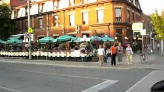 Toronto Travel: Toronto - Black Bull patio restaurant on Queen West