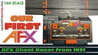 Набор AFX Ghost Racer 1991 года! Тест и обзор этого потрясающего набора игровых машинок в масштабе 1:64 HO SCALE