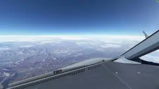 Timelapse made during a six-hour flight in msfs 2020 | Fenix a320 | xEnviro |