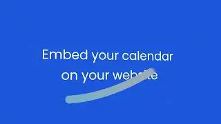 No-Code Embeddable Events Calendar Widget for Websites