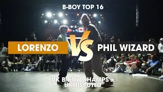 Lorenzo vs Phil Wizard [1v1 b-boy top 16] // stance // Undisputed x UK B-Boy Champs 2022