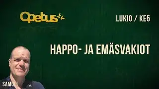 Happo- ja emäsvakiot